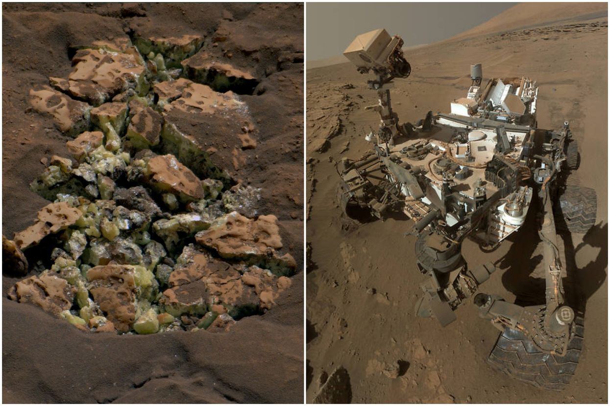 Mars rover chances upon extraordinary substance that 'shouldn't be there'