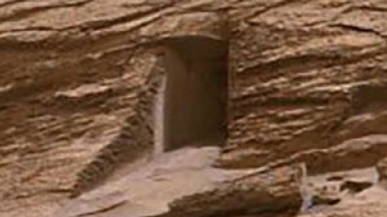 'Huge doorway' discovered in Kazakhstan mountains leads to 'ancient aliens' theory as footage emerges