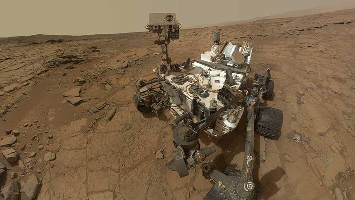 Curiosity Rover's Self Portrait