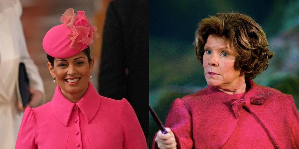 Priti Patel compared to Dolores Umbridge for her shocking pink Jubilee outfit Priti Patel compared to Dolores Umbridge for her shocking pink Jubilee outfit