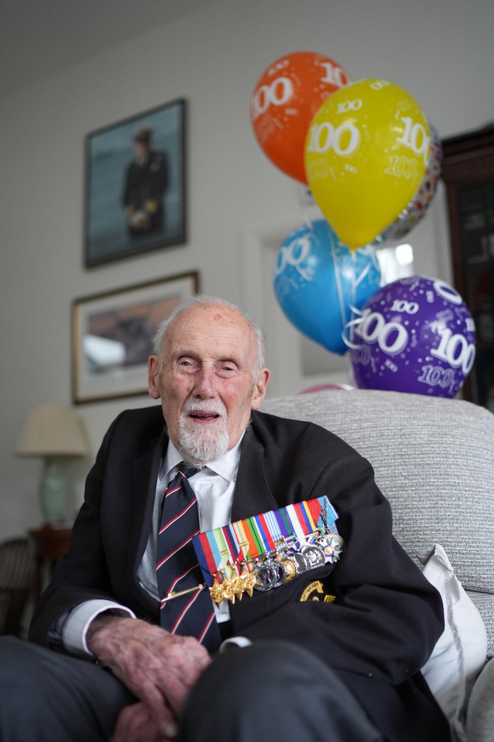 D-Day veteran John Roberts celebrates his 100th birthday