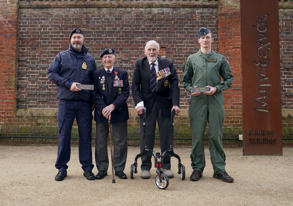 D-Day veterans ‘honoured’ to have names added to memorial wall