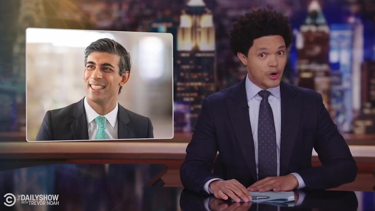 Trevor Noah calls Rishi Sunak 'an absolute snack' after becoming PM