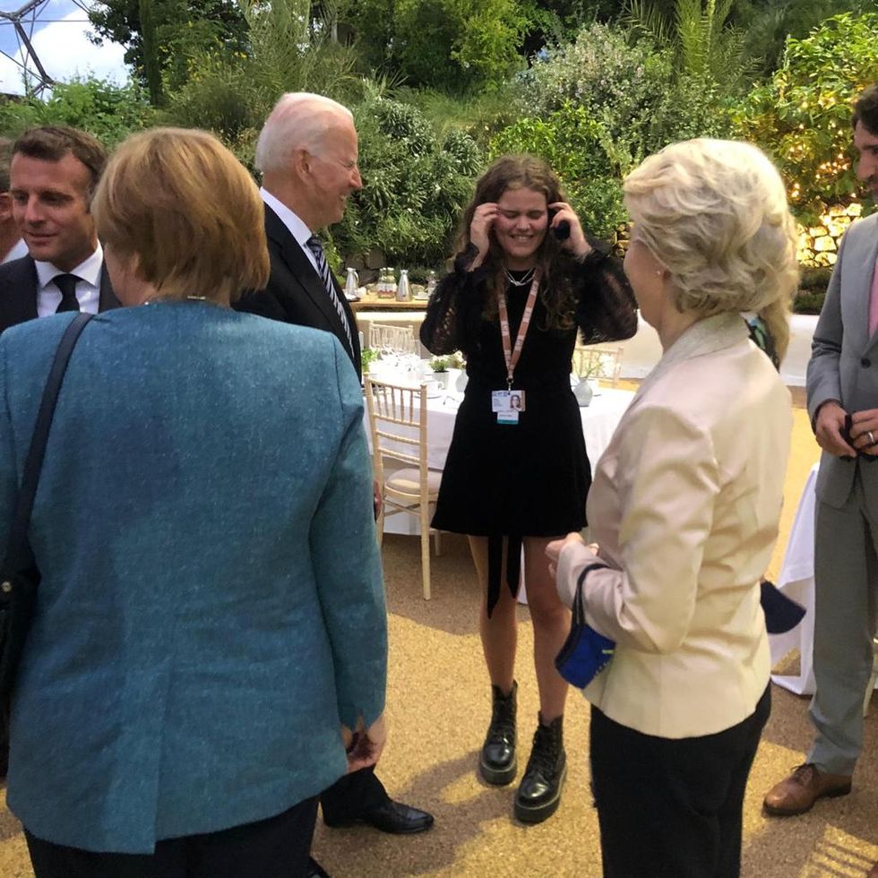 Daisy Clark performs at G7 summit in Cornwall3