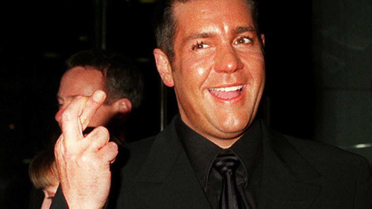 Dale Winton arriving at the British Comedy Awards in London in 1997