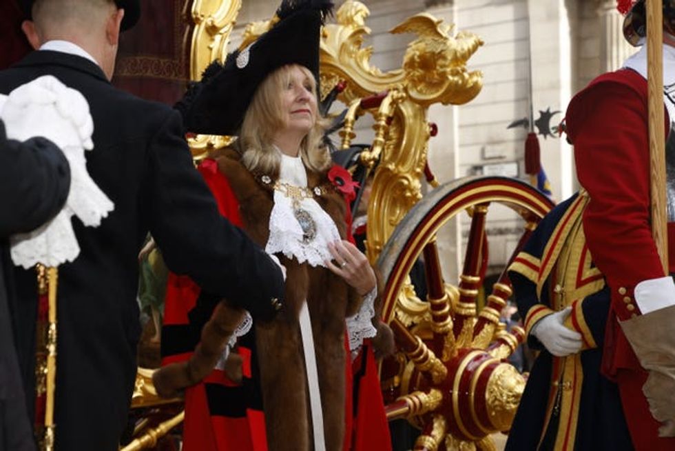 Dame Susan Langley at the first Lady Mayor's Show