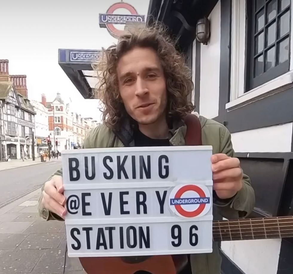 Musician busking at every London Tube station experiencing ‘acts of kindness’