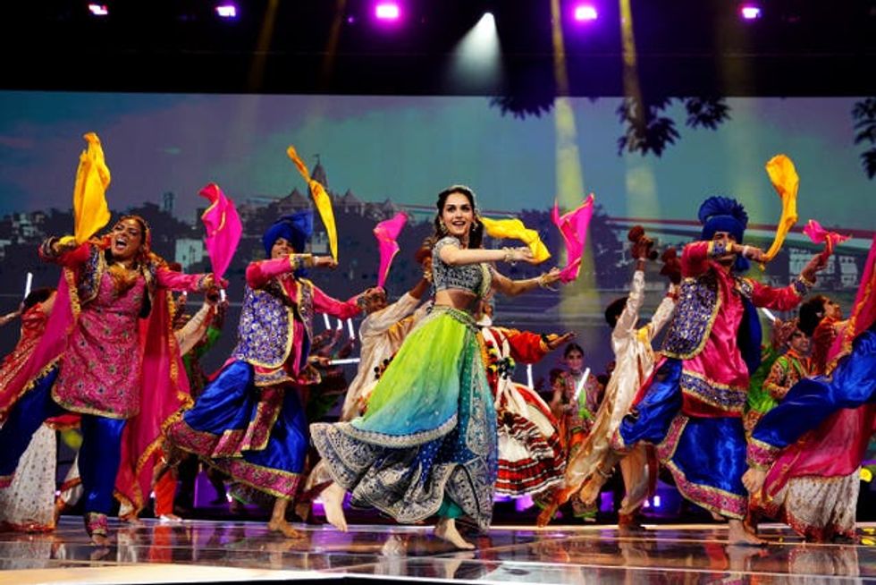 Dancers at Glasgow 2026 Commonwealth Games Closing Ceremony