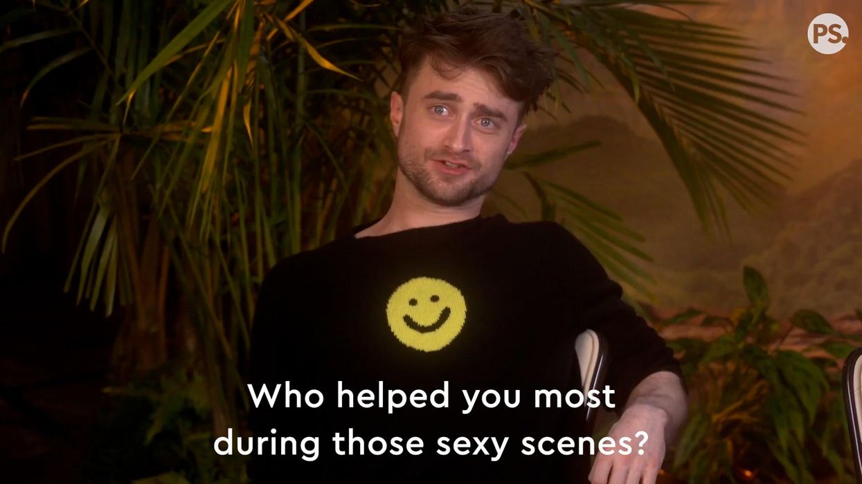 Daniel Radcliffe calls himself the ‘intimacy coach’ on The Lost City