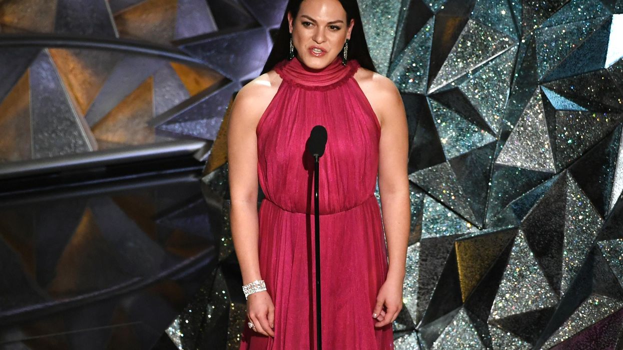 Daniela Vega speaks onstage during the 90th Annual Academy Awards