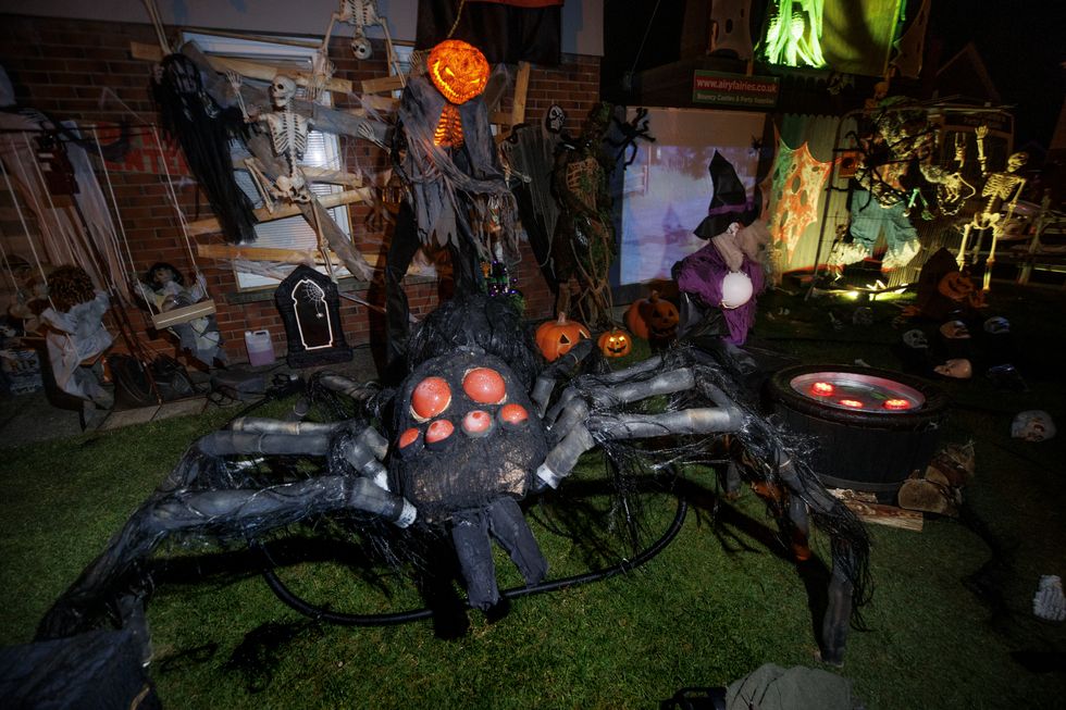 Spooky house transformation in Co Down dedicated to boy with rare cancer