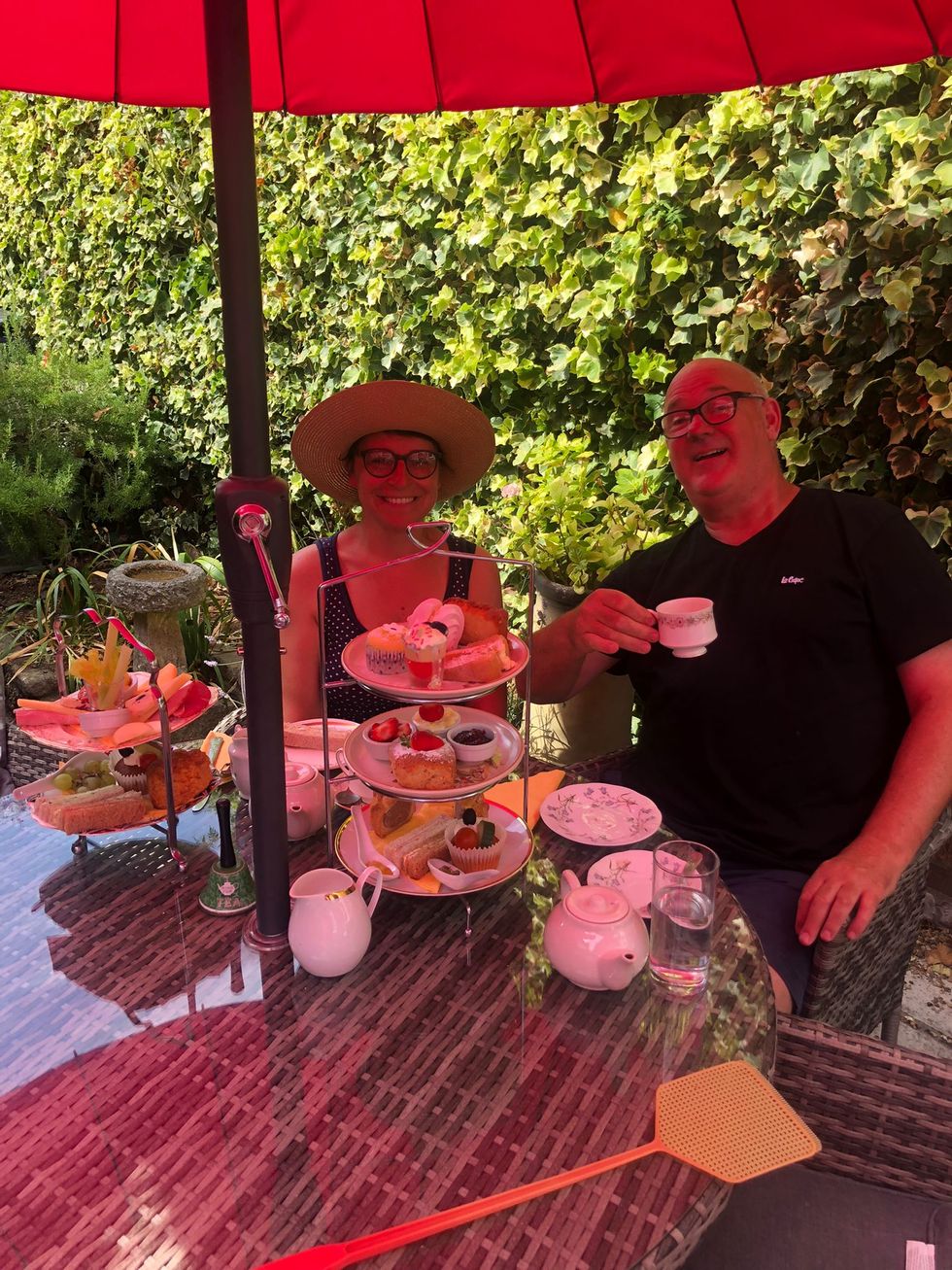 Darren Smeed and his German wife, Tiffany