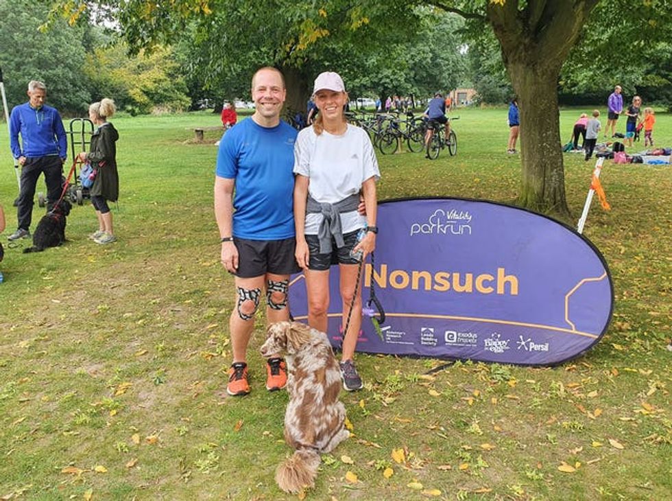Darren Wood at a parkrun