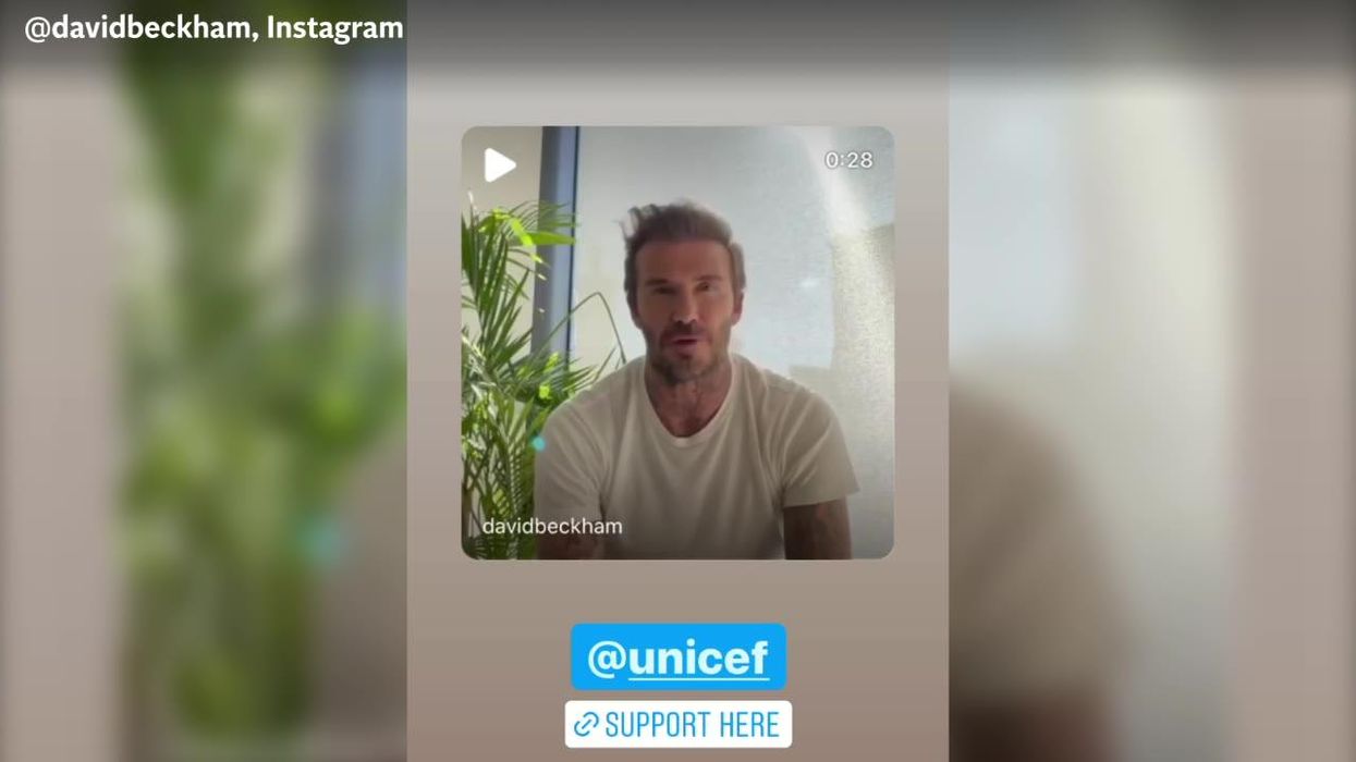 David Beckham hands over Instagram account to Ukrainian doctor looking after new babies