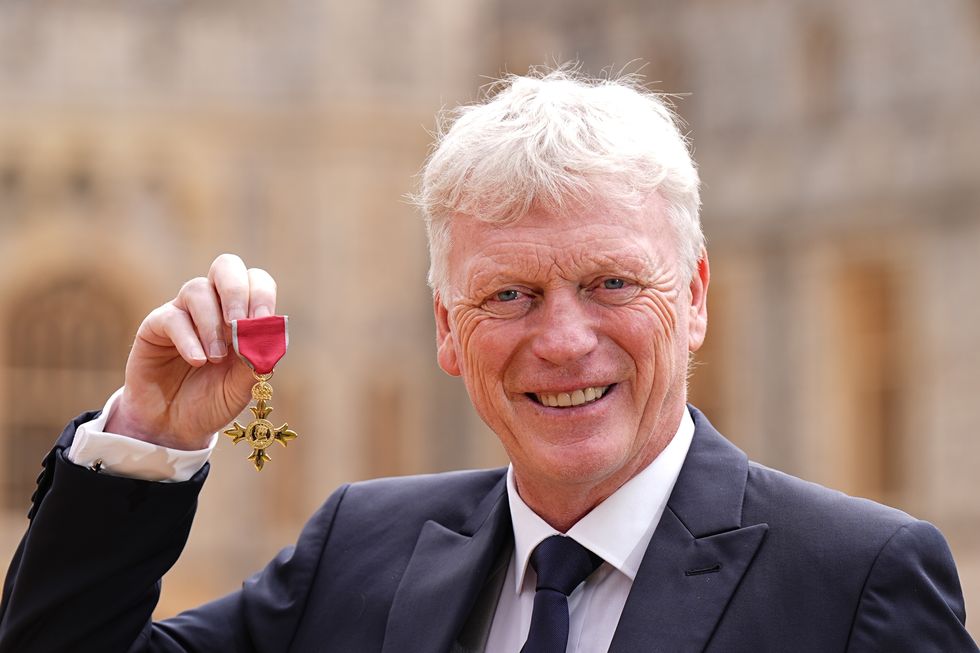 Everton manager David Moyes learned of OBE at grandson’s nativity play