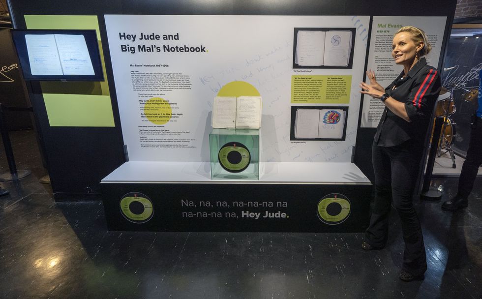 Paul McCartney’s handwritten Hey Jude lyrics go on display