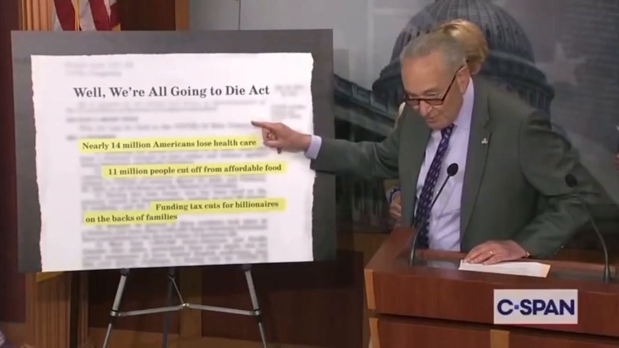 Democrats rebrand Trump’s 'big beautiful bill' as the 'We’re All Going to Die Act'