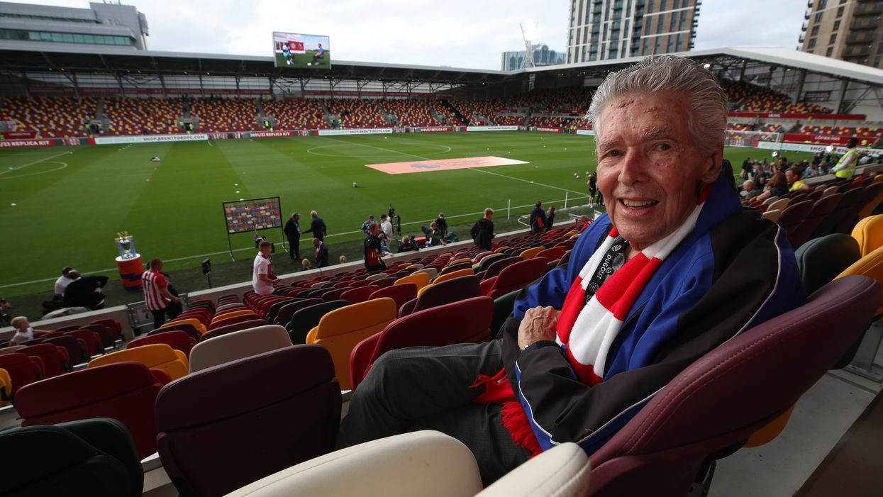 Derek Burridge saw Brentford play Arsenal in 1947 – and on Friday (Nick Potts/PA)