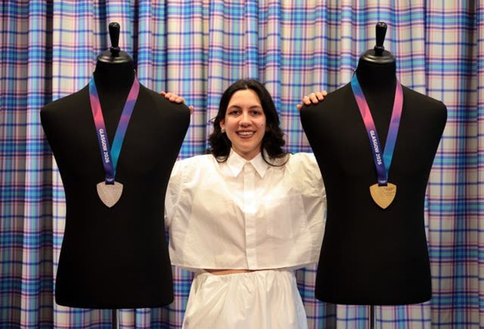 Designer Militsa Milenkova unveils the official medals for the 2026 Commonwealth Games