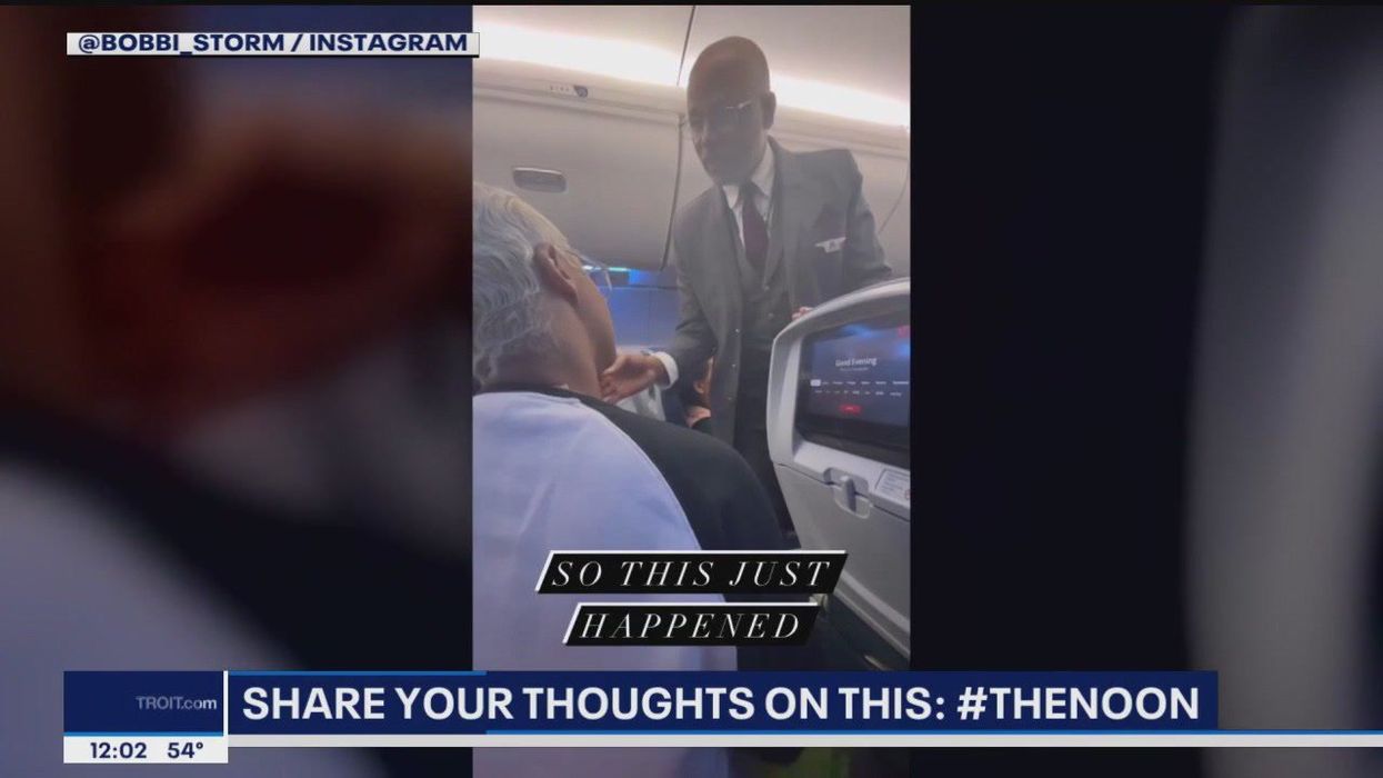 TikToker films her dad asleep on plane floor during 15 hour flight