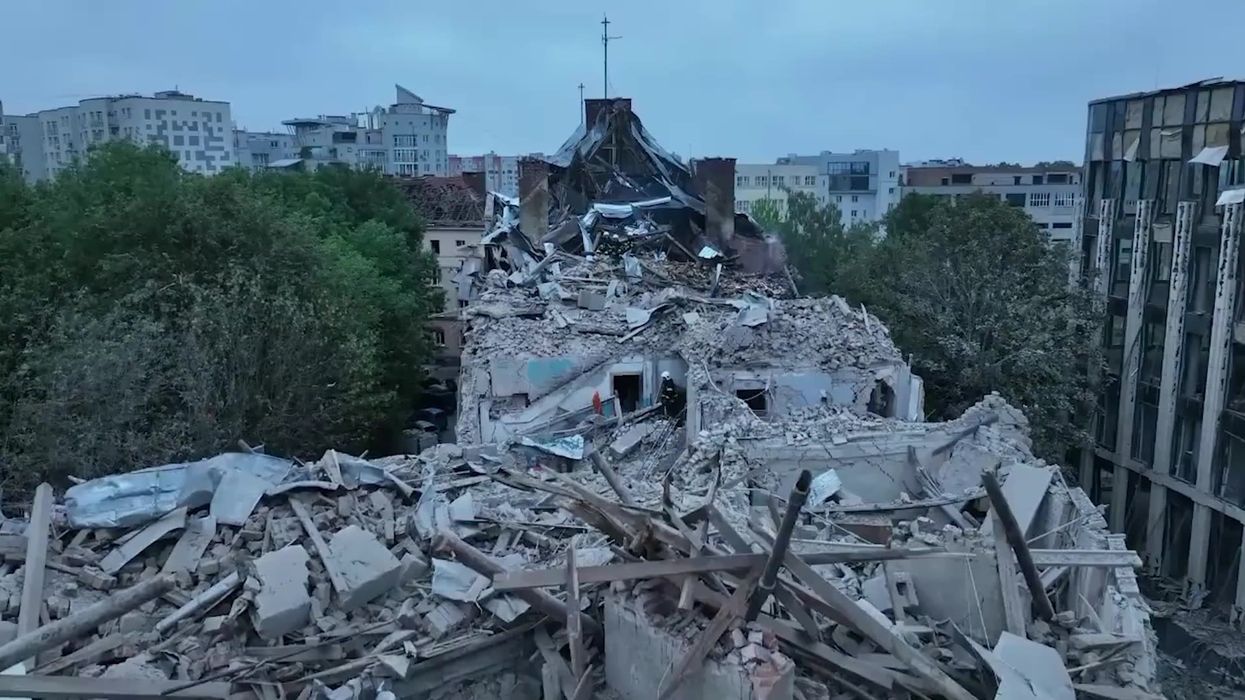 Harrowing footage shows Russia is now targeting Ukrainian residential areas