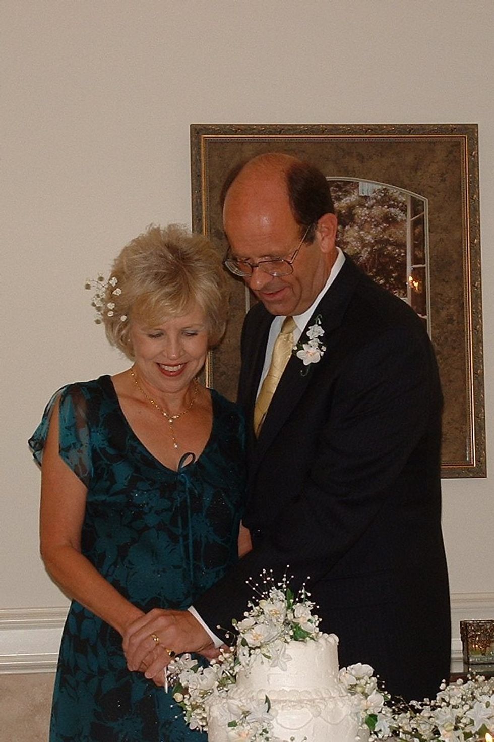 Diane and Nick\u2019s wedding day on September 7 2002. (Nick and Diane Marson/PA)