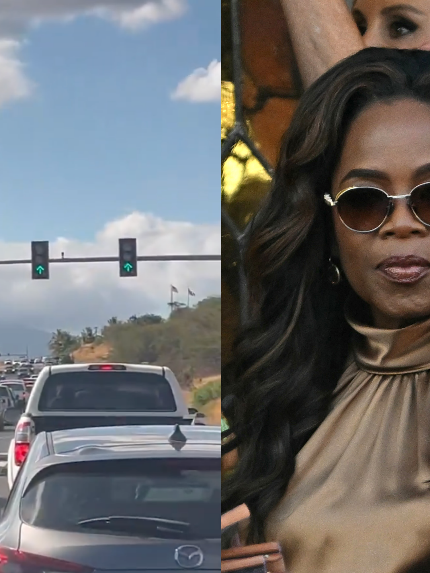 Oprah responds to claims she 'refused' to open private road amid Hawaii tsunami warnings