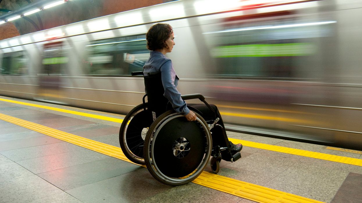 Disabled people continue to face difficulties when travelling on public transport in the UK
