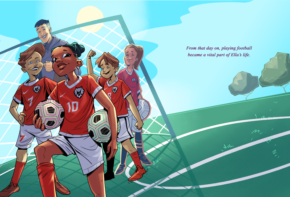 Alex Scott narrates Disney short film encouraging girls to try football