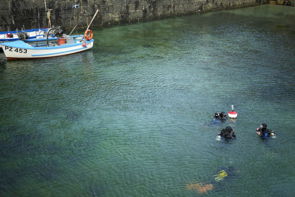 Divers off Cornwall join global effort to clean seas for World Oceans Day