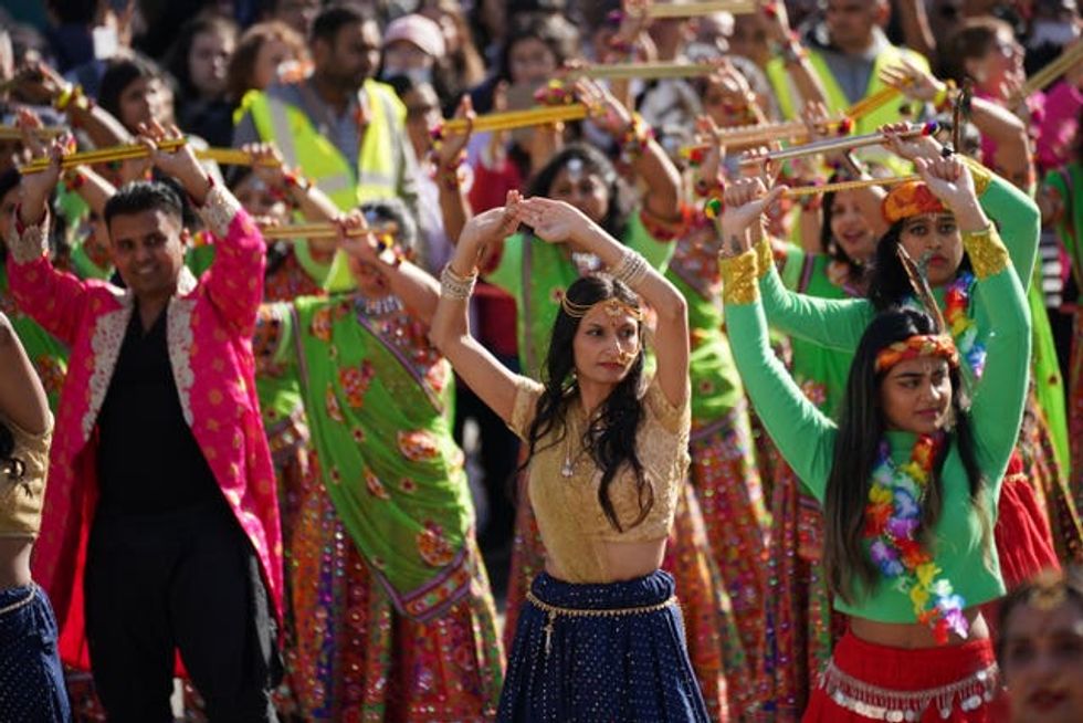 In Pictures Trafalgar Square awash with colour in Diwali celebration