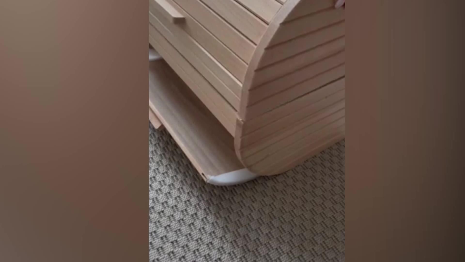 DIY TikToker creates incredible side table from IKEA bread bins indy100