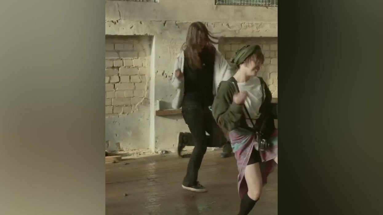 DJs and artists hold ‘clean-up rave’ in bombed Ukrainian building