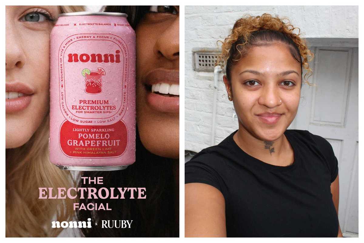 Nonni and Ruuby launch first of its kind electrolyte facial - but does it actually work?