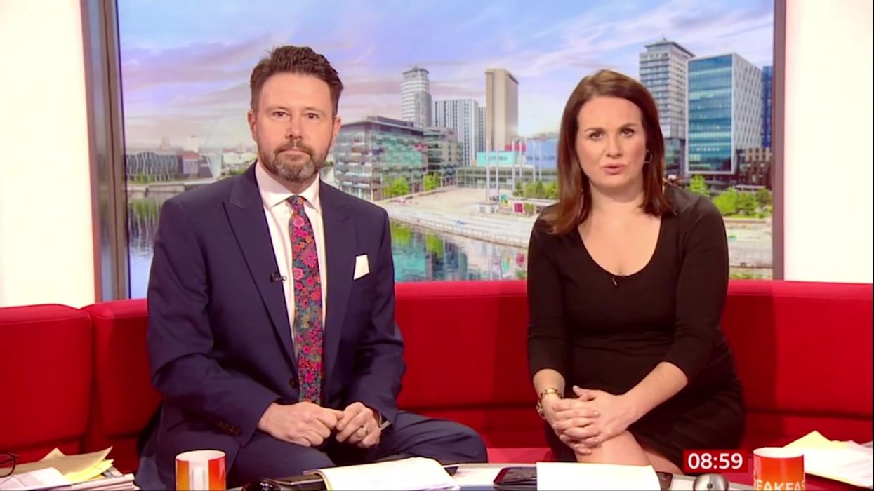 'Does this dress suit me?': BBC suffers technical glitch during live Breakfast show