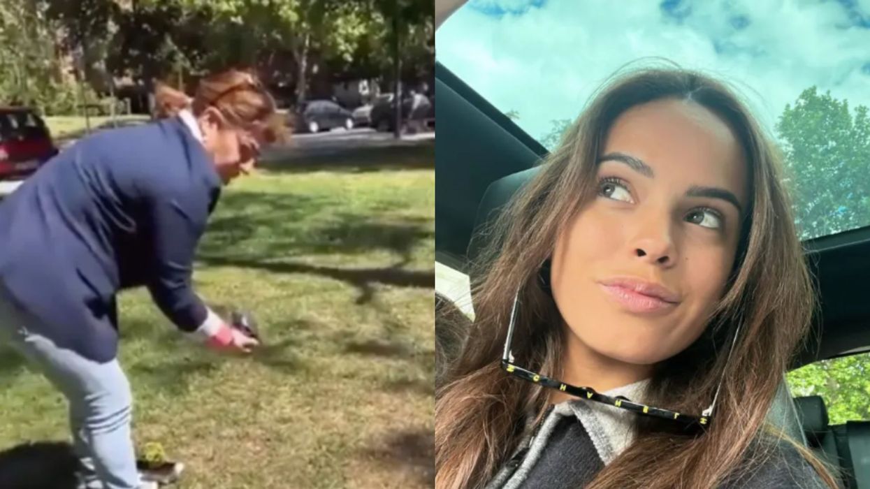 Influencer criticised for laughing at housekeeper cleaning up dog poo
