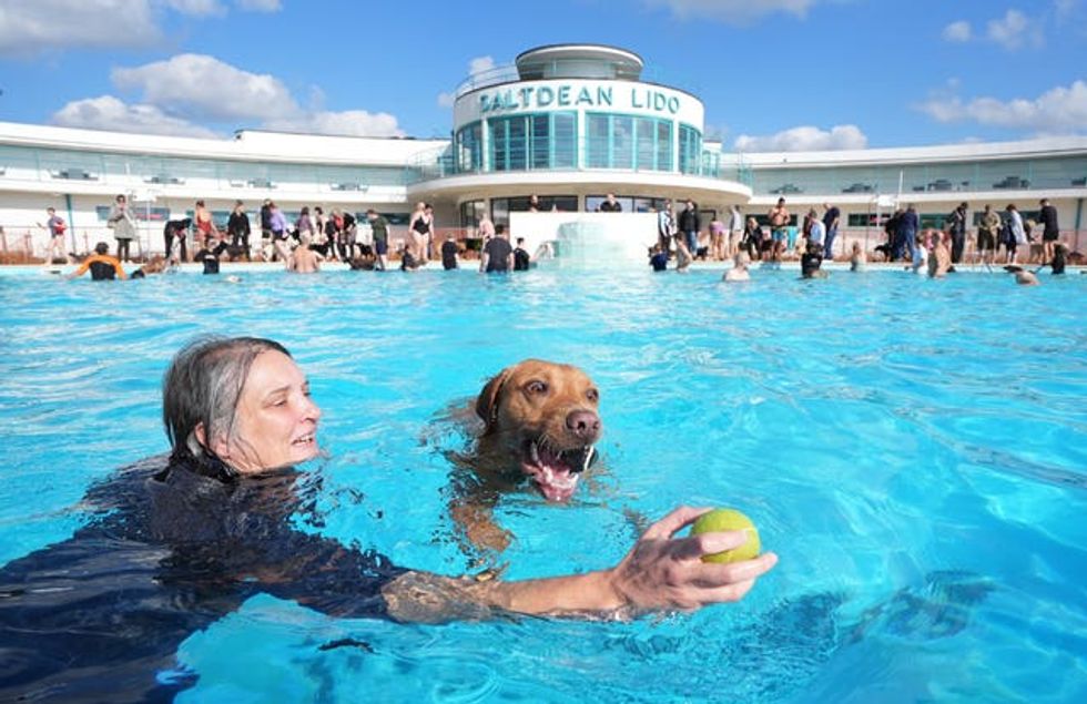 Dogtember at Saltdean Lido