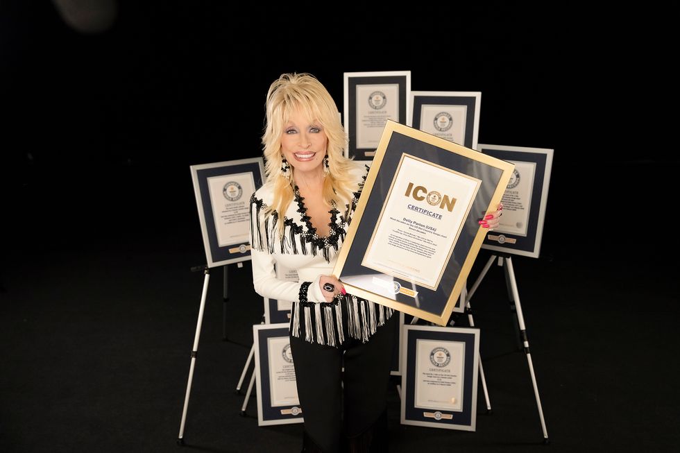 Dolly Parton named Guinness World Records icon