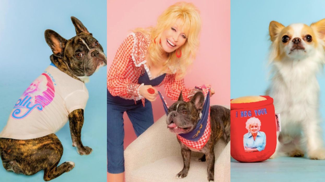 Dolly Parton launches adorable pet clothing line, Doggy Parton