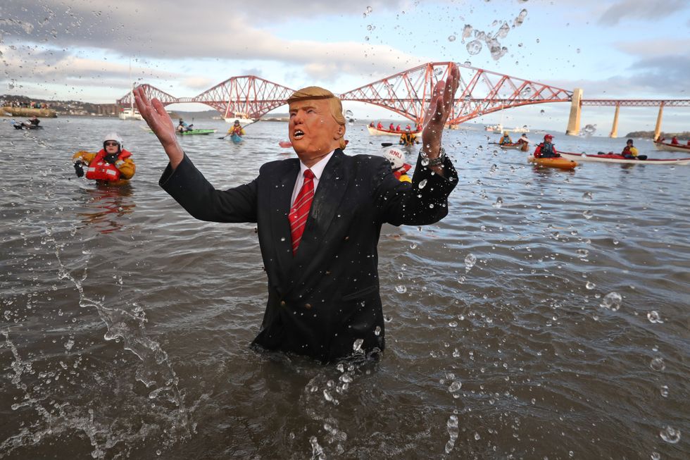 Donal Trump made an appearance in 2019 (Andrew Milligan/PA)