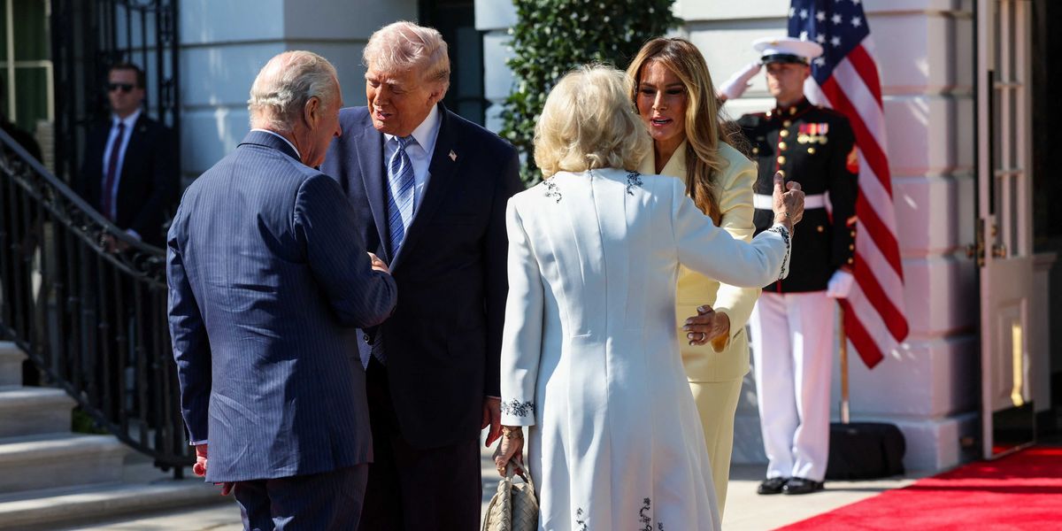 King Charles becomes latest public figure to 'win' the Trump handshake ...