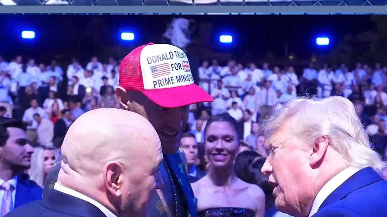 Donald Trump accused of 'falling asleep' during UFC Freedom White House event