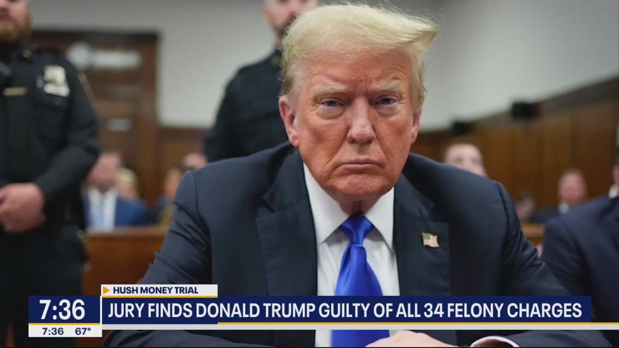 Love for British tourist who laps up 'disgusting' Trump supporters hurling abuse at her