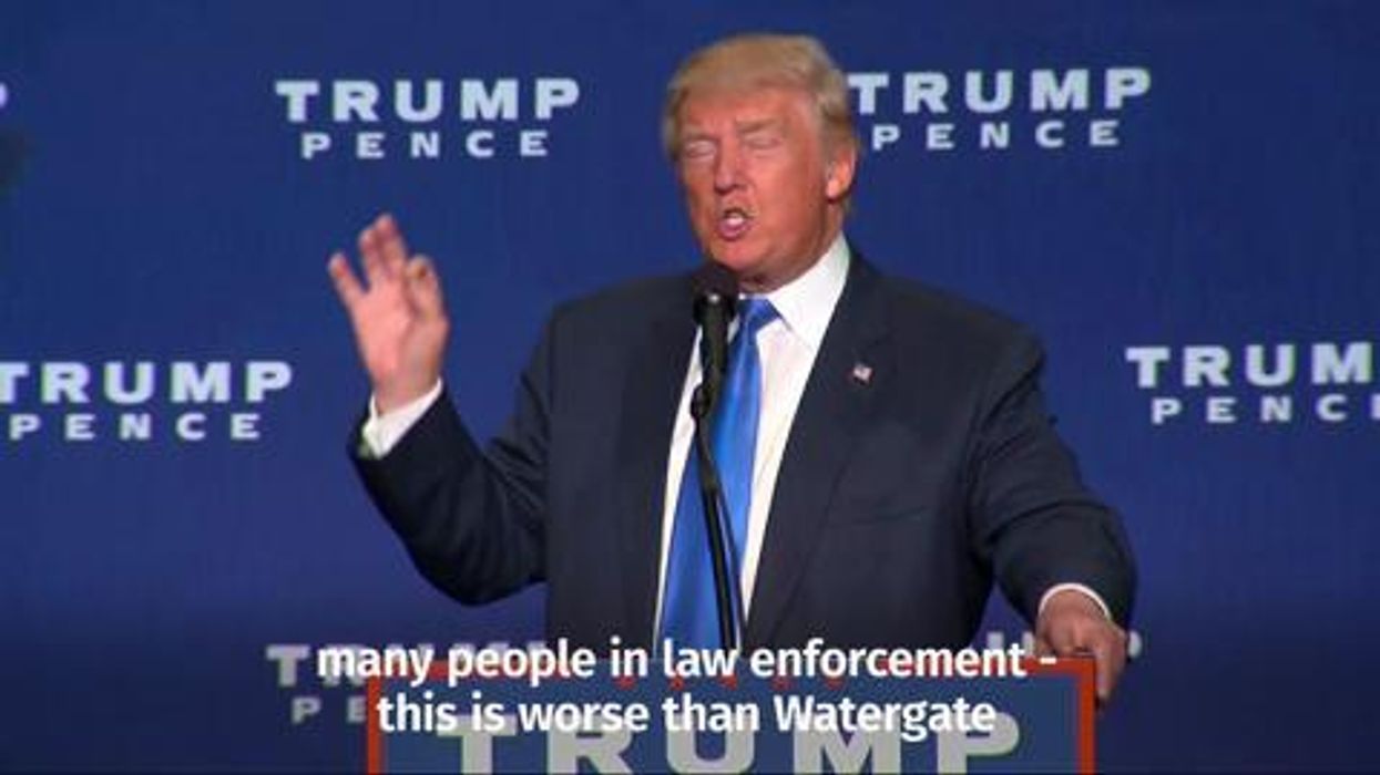 Hillary Clinton uses Trump FBI raid to push 'But Her Emails' baseball caps