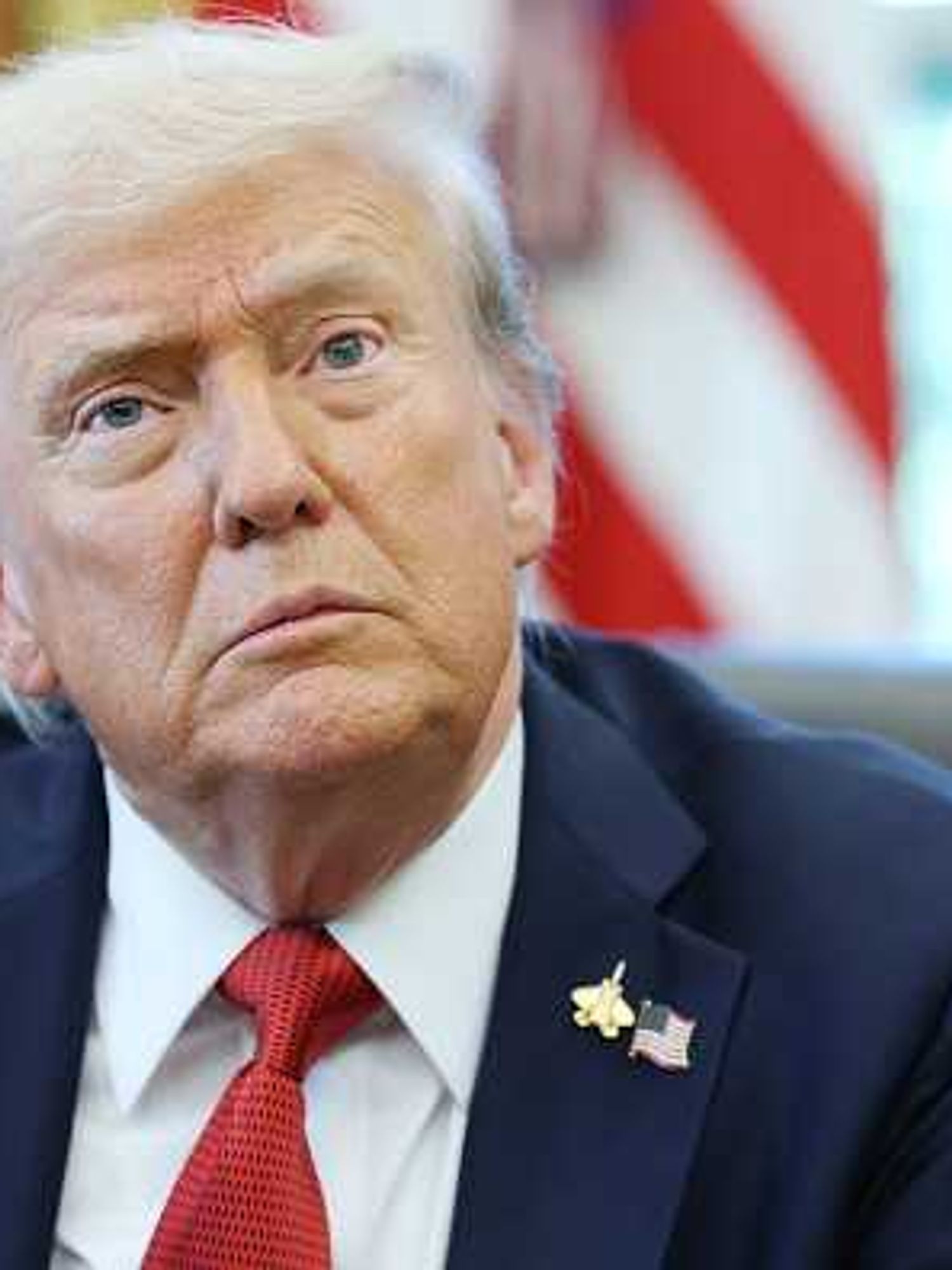 Donald Trump in the Oval Office.