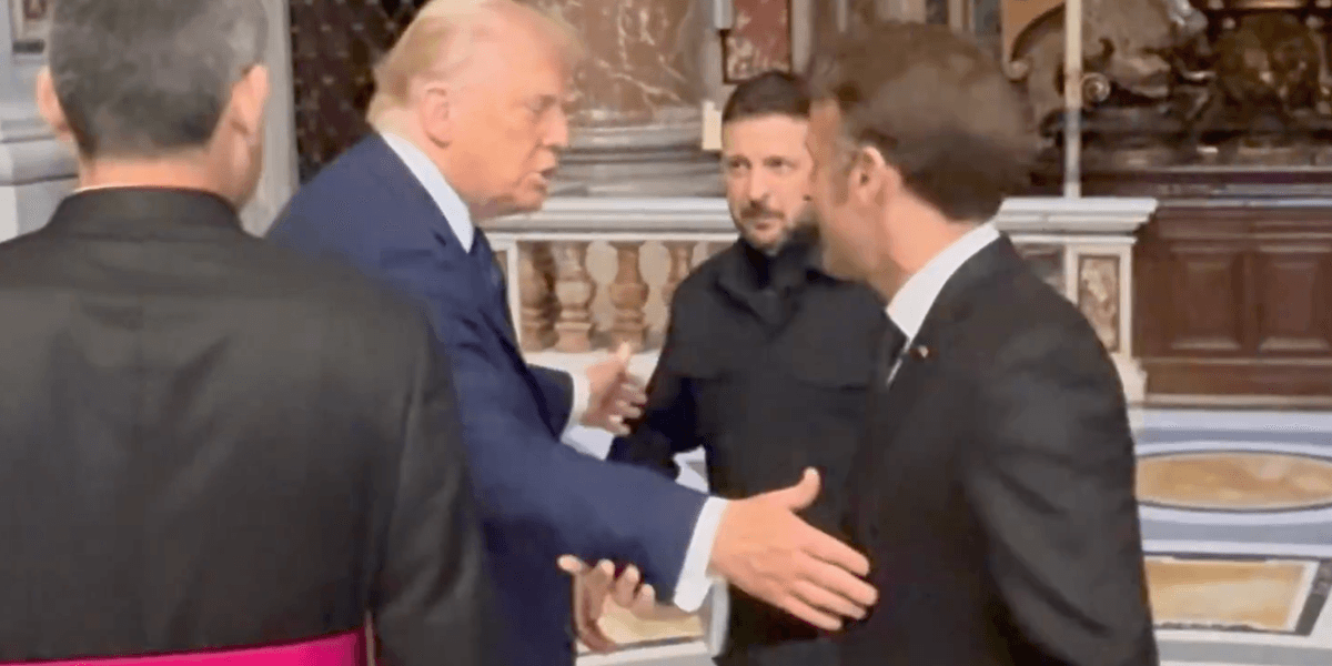 Donald Trump 'snubbed' by Emmanuel Macron in 'slick move' before ...