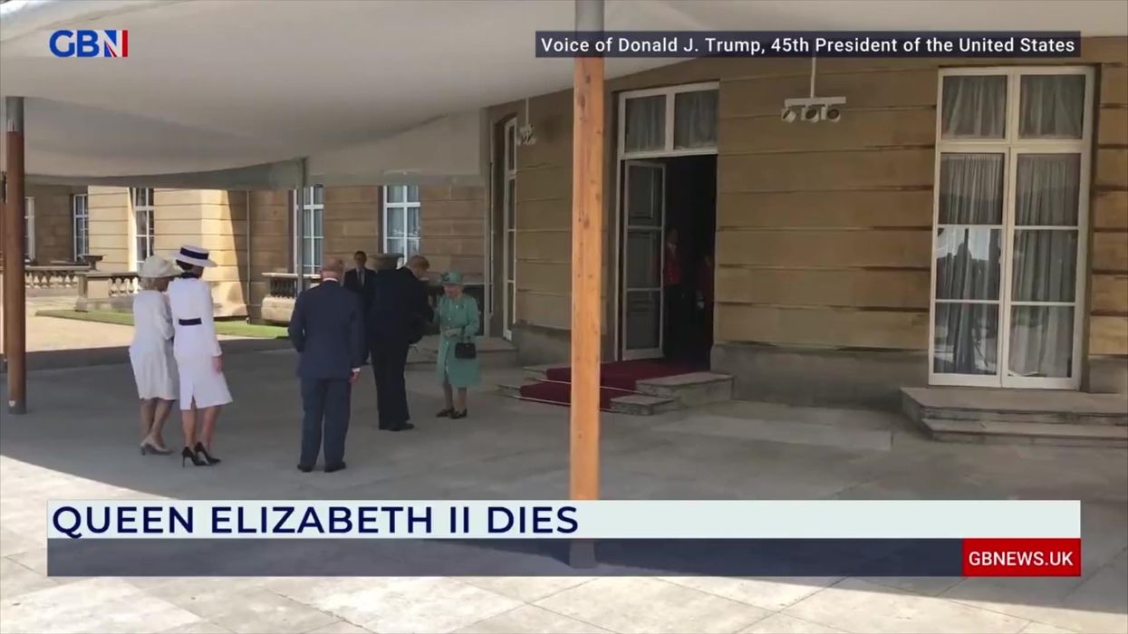 Donald Trump claims he and the Queen had 'great chemistry' in tribute