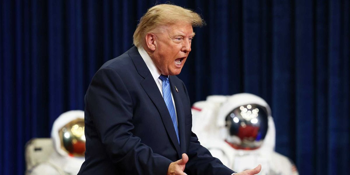 Trump unveils proposed Space Force uniforms - everyone makes the same comparison