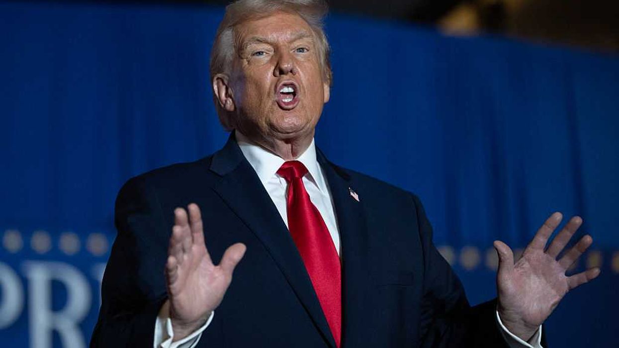 Donald Trump speaking in Pennsylvania.