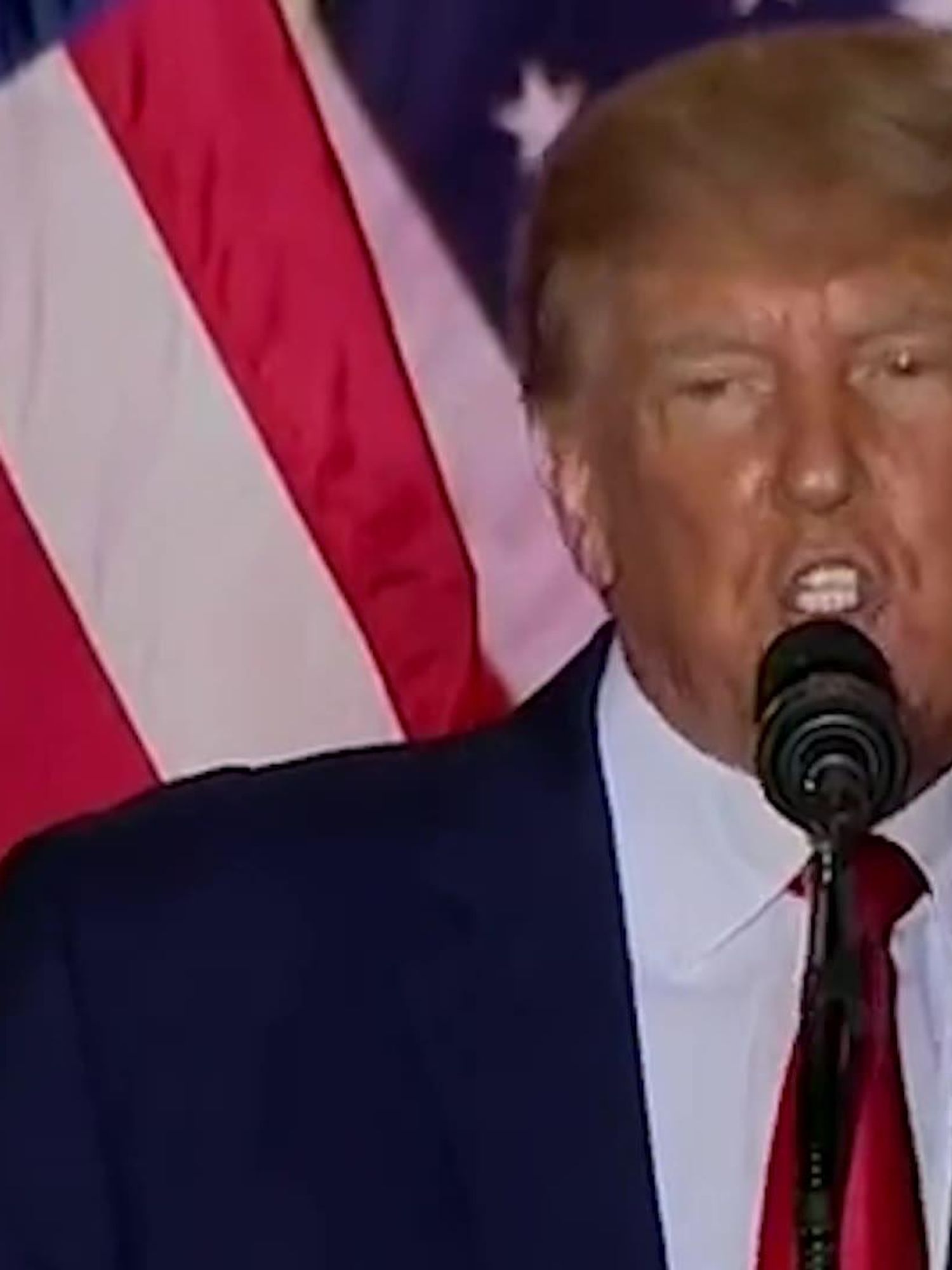 Donald Trump switches Maga slogan to ‘Make America Great And Glorious Again’